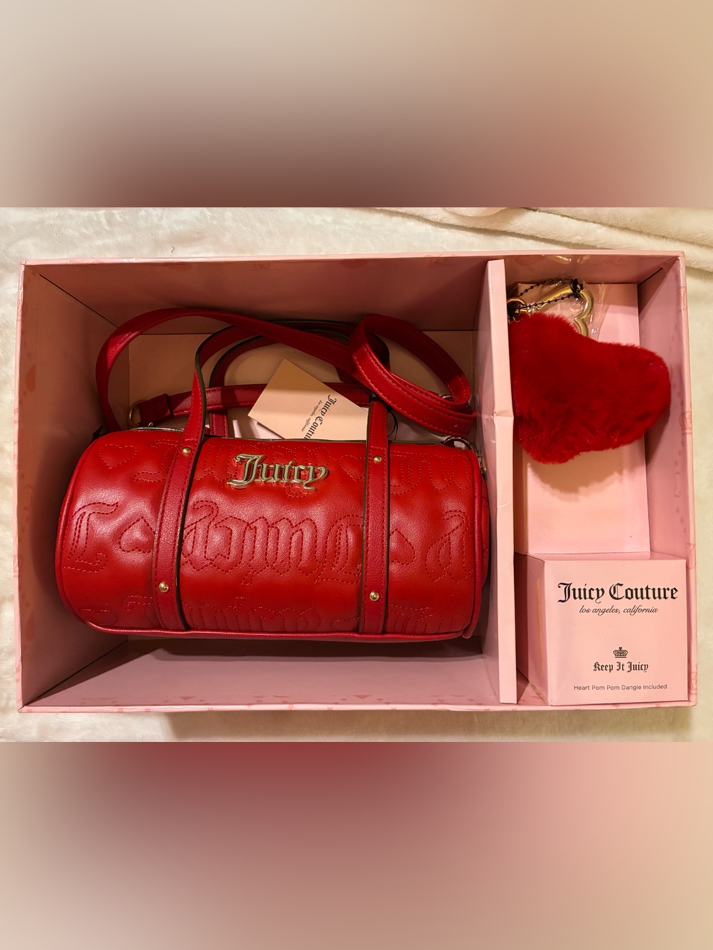 Juicy Couture Barrel Bag Set